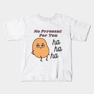 Brown Potato Design Kids T-Shirt